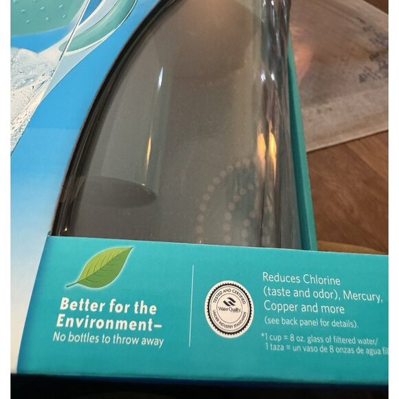 Brita 6-cup Space Saver Water Pitcher with Cartridge - Teal New in box unopened - Picture 10 of 10